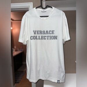 Versace White Short Sleeve Tee